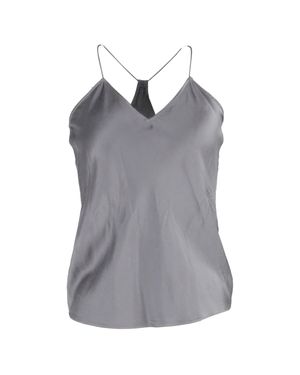 Theory V-Neck Camisole Top - Gray