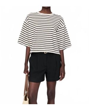 Anine Bing Trent Shorts - White