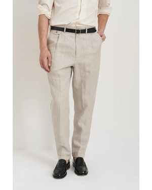 Alex Mill Standard Pleated Pant - Natural