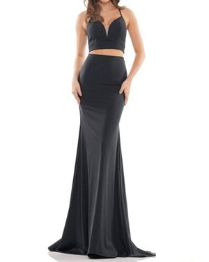 Colors Dress Heather Gown - Blue