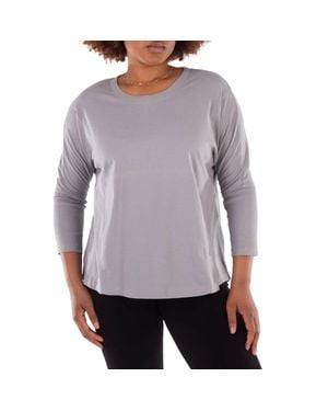 The Good Tee Relaxed Fit Eco-Batwing Tee - Gray