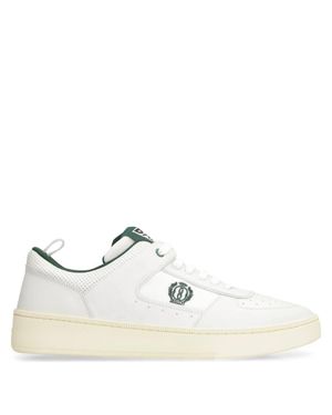 Bally Riweira-Fo Paneled Low-Top Sneaker, Brand Size 40 Us Size 7 - White
