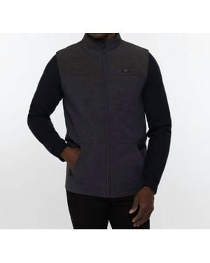 Travis Mathew Top Of The Line Golf Vest - Black