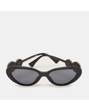 Versace Mod. 4433 U Medusa Cat Eye Sunglasses - Black