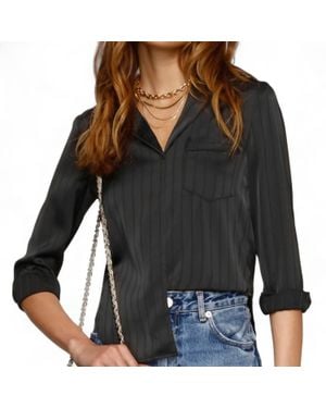Heartloom Flora Shirt - Black