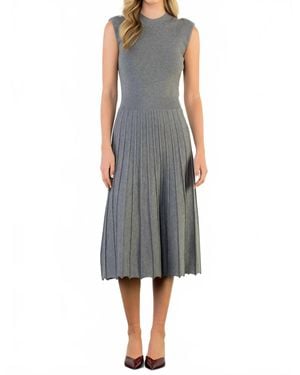 Thml Sleeveless Knit Maxi Dress - Gray