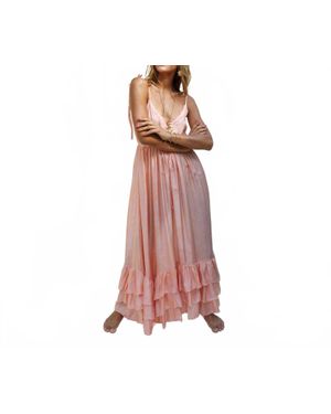 Les Neobourgeoises Neo Sunly Silk Dress - Pink