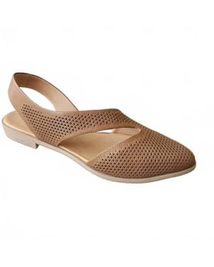 BUENO Bianca Flat Shoe - Brown