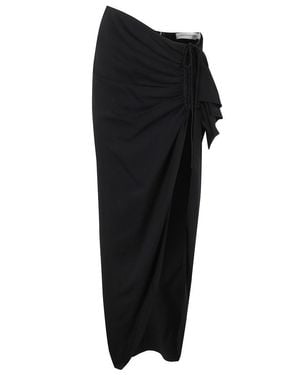 Christopher Esber Ruched Cadence Split - Black