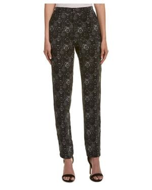 Nanette Lepore Silk Jogger Pants - Green
