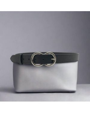 Berge' Double Ring Buckle Belt - Gray