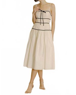 Storia Stella Midi Dress - Natural