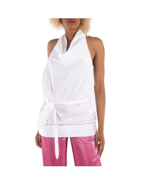 STUDIO AMELIA Ladies Giro Scarf Top - Purple