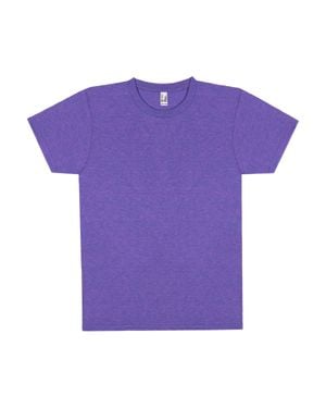 LOS ANGELES APPAREL Usa-Made Triblend T-Shirt - Purple