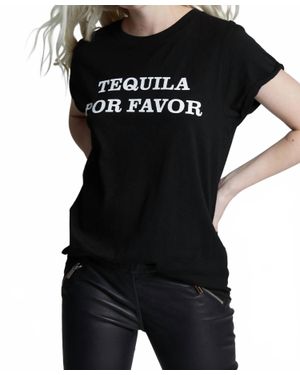 Recycled Karma Tequila Por Favor Tee - Black