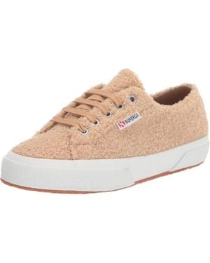 Superga S6121Kw Sneakers Faux Shearling Casual Shoes Zap1921 - Natural
