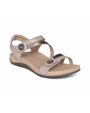 Aetrex Jess Sandal - Metallic