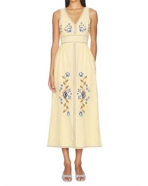 Cleobella Jassamyn Ankle Dress - Yellow
