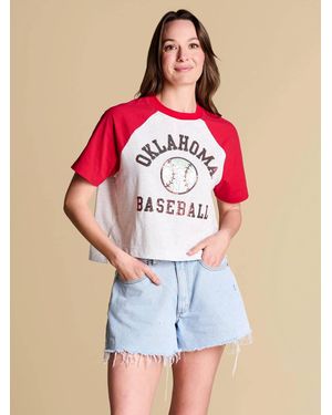 Stewart Simmons Dugout Sequin Short Sleeve Tee - Blue