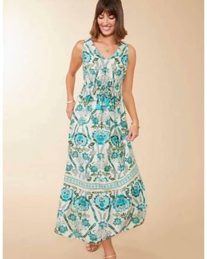 spartina 449 Justine Midi Dress - Blue