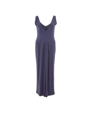 Lardini Viscose Casual Dress - Purple