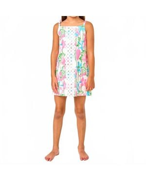 Lilly Pulitzer Girls Mini Delores Dress - Blue