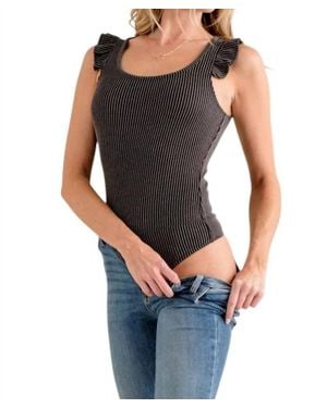 And The Why See How It Goes Bodysuit - Gray