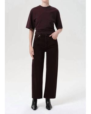 Agolde Ren Wide Leg Jean - Black
