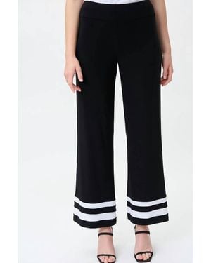 Joseph Ribkoff Tatum Trim Detail Pants - Black