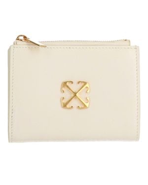 Off-White c/o Virgil Abloh Off Sandal Wallet - Natural