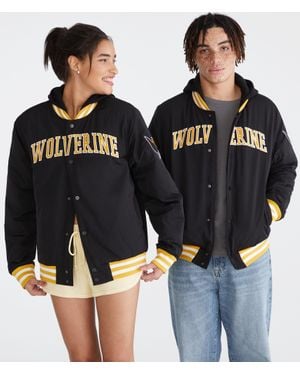 Aéropostale Marvel Wolverine Hooded Bomber Jacket - Black