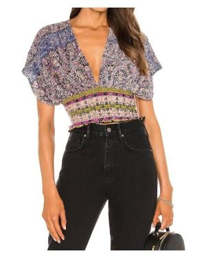 Free People Next Vacation Top - Black