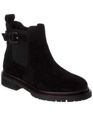 La Canadienne Web Suede Boot - Black