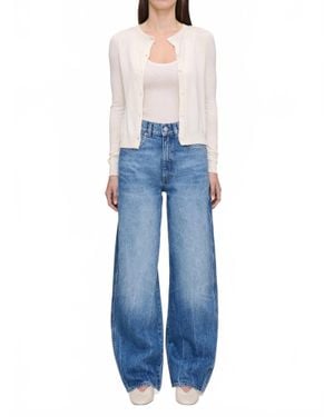 DL1961 Taylor Relaxed Barrel High Rise Ankle Jeans - Blue