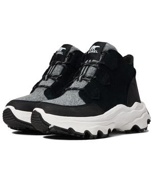 Sorel Kinetic Breakthru Caribou 2028281-010 Snow Boots Gal176 - Black