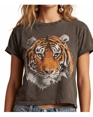 All Us Big Tiger Face Tee - Gray