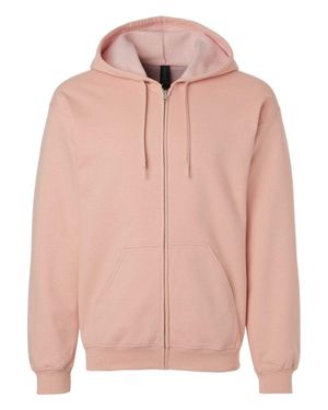 Gildan Softstyle Full-Zip Hooded Sweatshirt - Pink