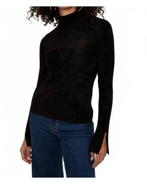 IRO Maissa Mock Neck Top - Black
