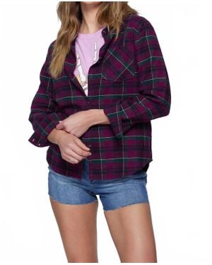 O'neill Sportswear Long Sleeve Brushed Flannel Plaid Shirt - Blue