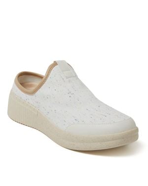 Dearfoams Lila Mule Slip On Sneaker - White