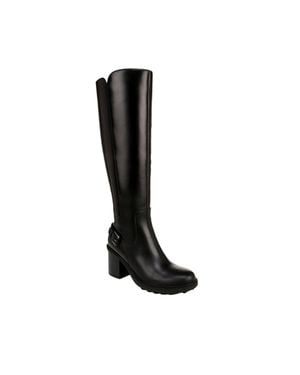Vionic Trabuco Knee High Boots Leather Trabuco-Blk - Black