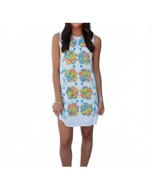 Thml Garden Chic Mini Dress - Blue