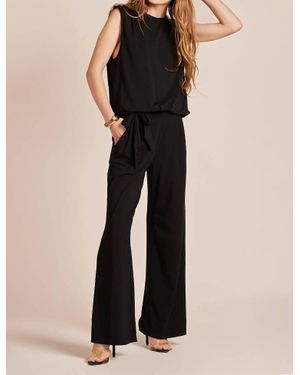 Bobi Wide Leg Jumpsuit - Black