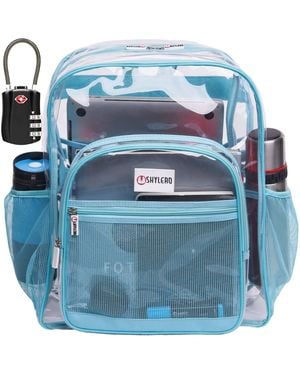 SHYLERO Clear Backpack - Blue