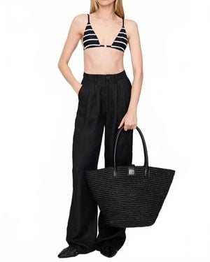 Anine Bing Bellamy Bikini Top - Black