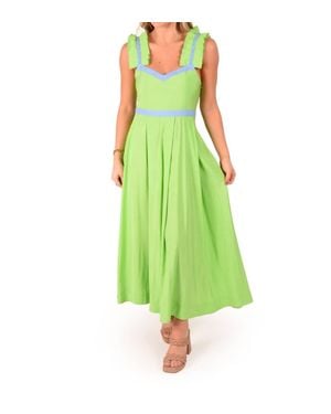 Emily Mccarthy Empire Maxi Dress - Green
