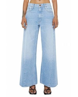 Mother Lil Lemon Twist Sneak Jean - Blue