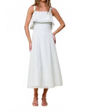 Cleobella Kinsale Midi Dress - White