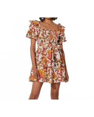 Cleobella Delfina Mini Dress - Orange