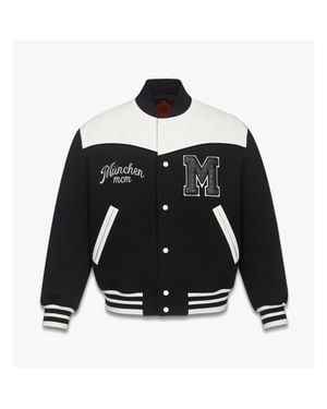 MCM München Ponte Varsity Jacket - Black
